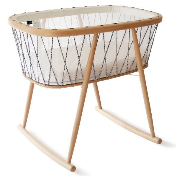 Wiege Kumi - Matratze inklusive - Schwarz & Weiss