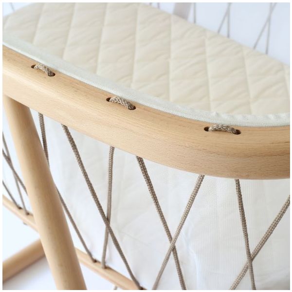 Wiege Kumi - Matratze aus Kokosfasern inklusive - Haselnuss