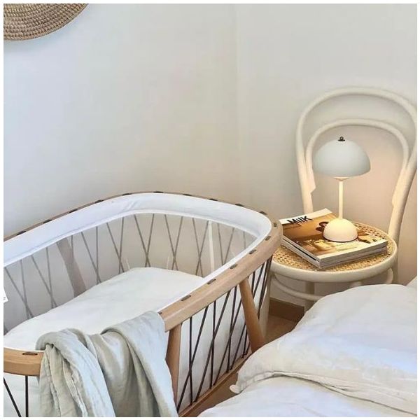 Wiege Kumi - Matratze inklusive - Schwarz & Weiss