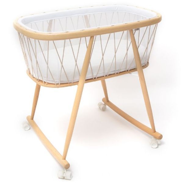 Kumi Cradle + Mattress + Wheels