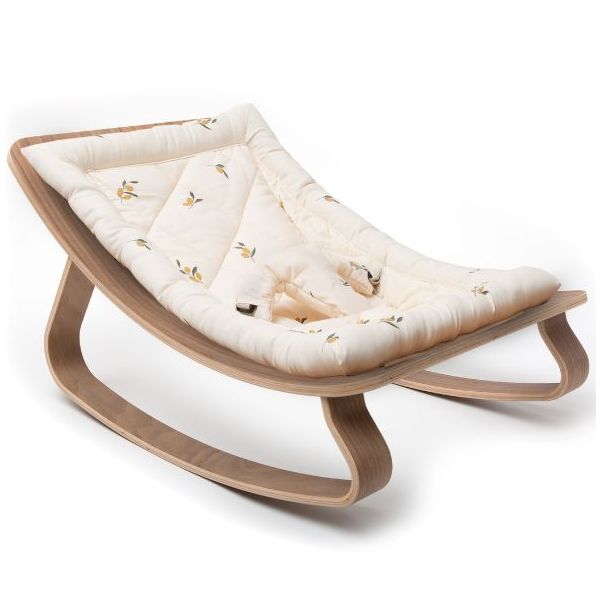 Baby Rocker Levo x Organic Zoo Walnut & Olive Garden