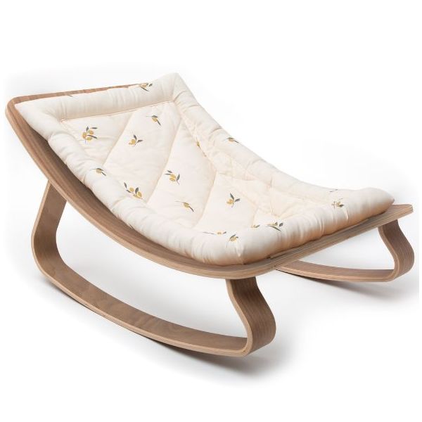 Baby Rocker Levo x Organic Zoo Walnut & Olive Garden