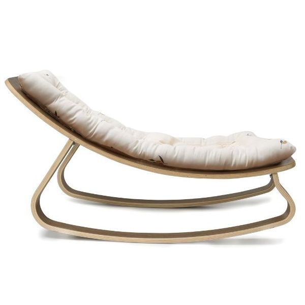 Baby Rocker Levo x Organic Zoo Walnut & Olive Garden