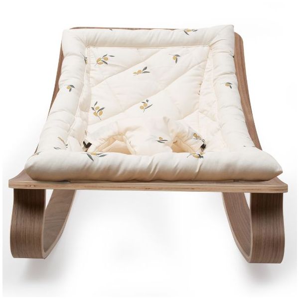 Baby Rocker Levo x Organic Zoo Walnut & Olive Garden
