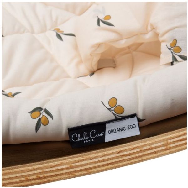 Baby Rocker Levo x Organic Zoo Walnut & Olive Garden