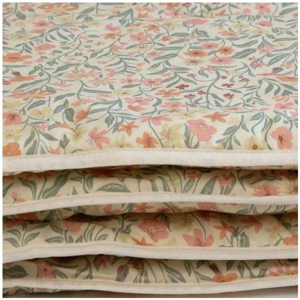 Duo Couette & Oreiller 80 x 120 cm Doli x Mushie - Pastel Bloom