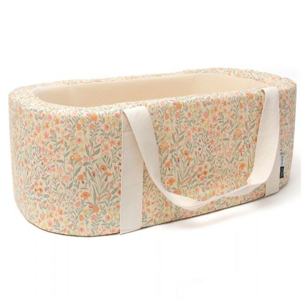 Couffin Kuko x Mushie - Matelas inclus - Pastel Bloom