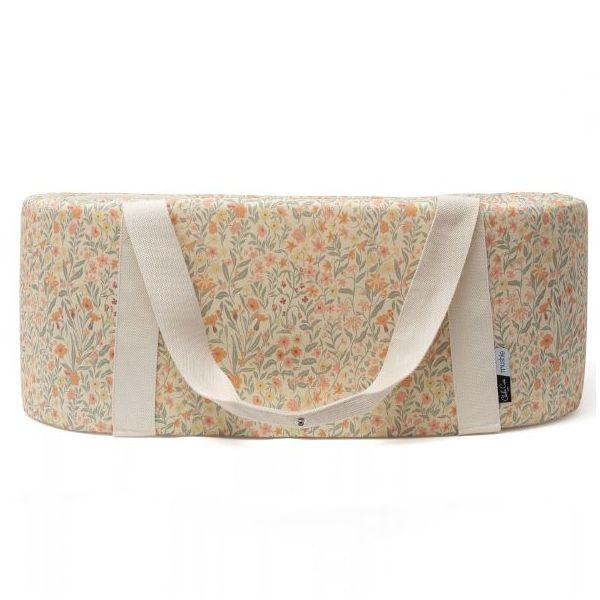 Couffin Kuko x Mushie - Matelas inclus - Pastel Bloom