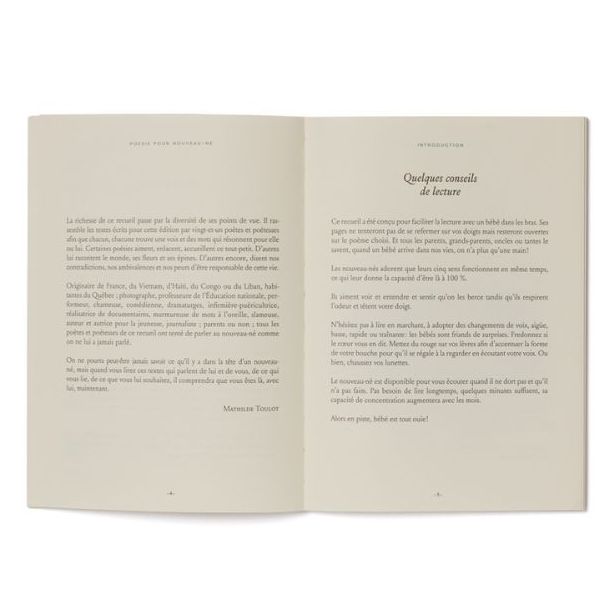 Poesie-Geschenkset & Mulltuch - À toi qui es là - Französisch