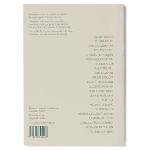 Poesie-Geschenkset & Mulltuch - À toi qui es là - Französisch