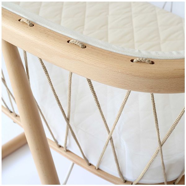 Kumi Cradle + Mattress + Mattress Protector + Fitted Sheet