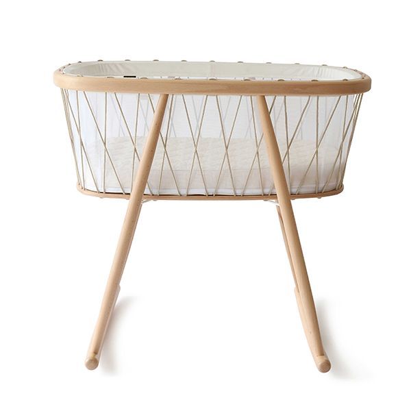 Kumi Cradle + Mattress + Mattress Protector + Fitted Sheet