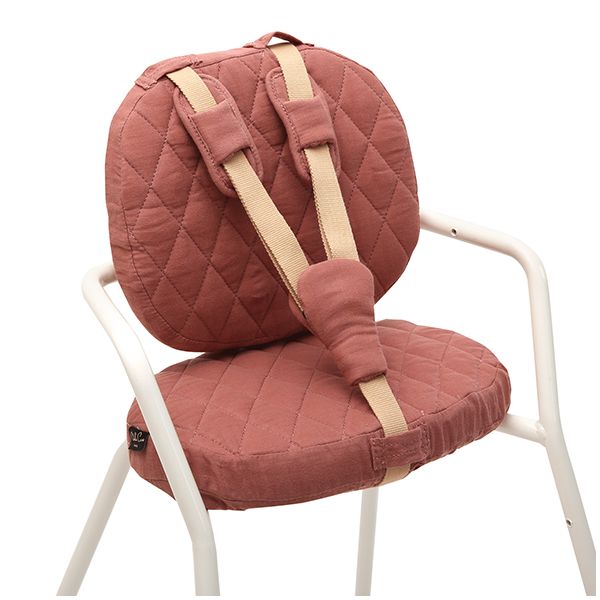 Coussins d'assise pour la chaise haute TIBU - Bois de Rose