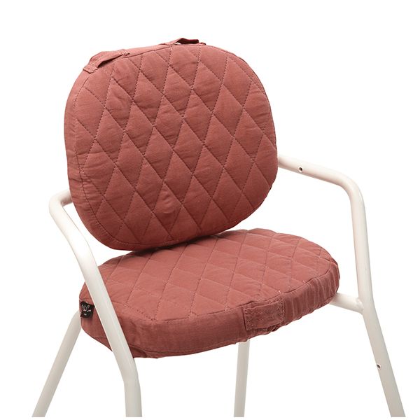 Coussins d'assise pour la chaise haute TIBU - Bois de Rose
