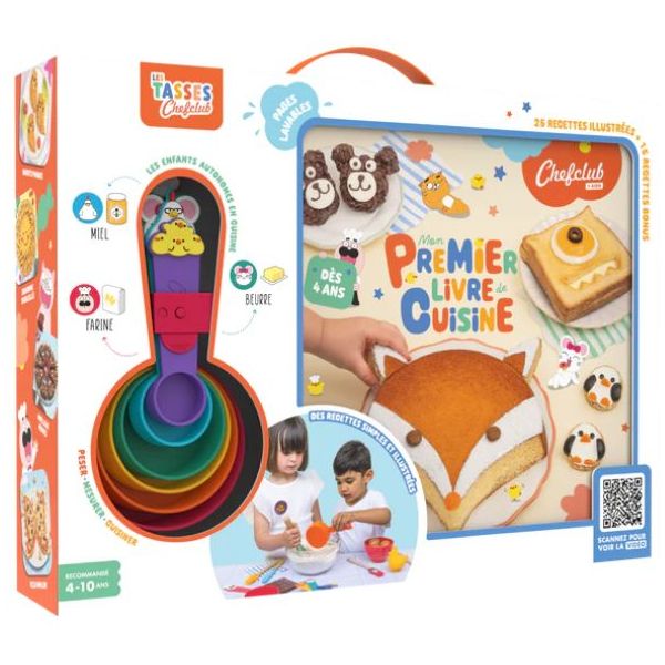 Coffret Cuisine - Mon premier livre de cuisine - Français