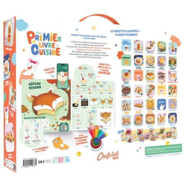 Coffret Cuisine - Mon premier livre de cuisine - Français