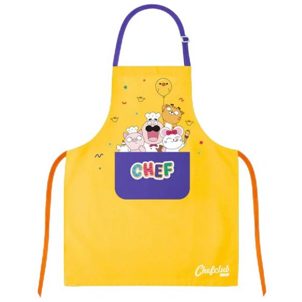 Tablier en coton - Jaune