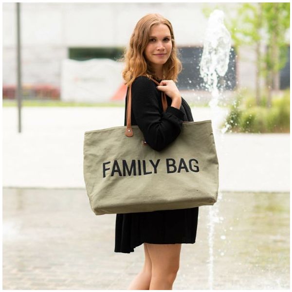 Sac à langer Family Bag - Kaki / Noir