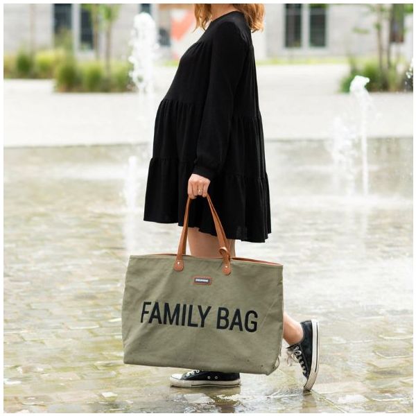Sac à langer Family Bag - Kaki / Noir