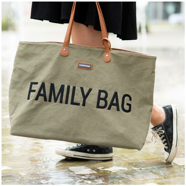 Sac à langer Family Bag - Kaki / Noir