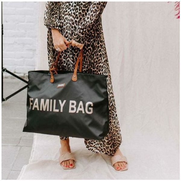 Sac à langer Family Bag - Noir / Or