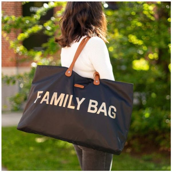 Sac à langer Family Bag - Noir / Or