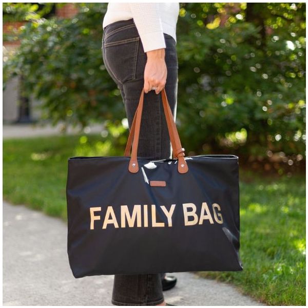 Sac à langer Family Bag - Noir / Or