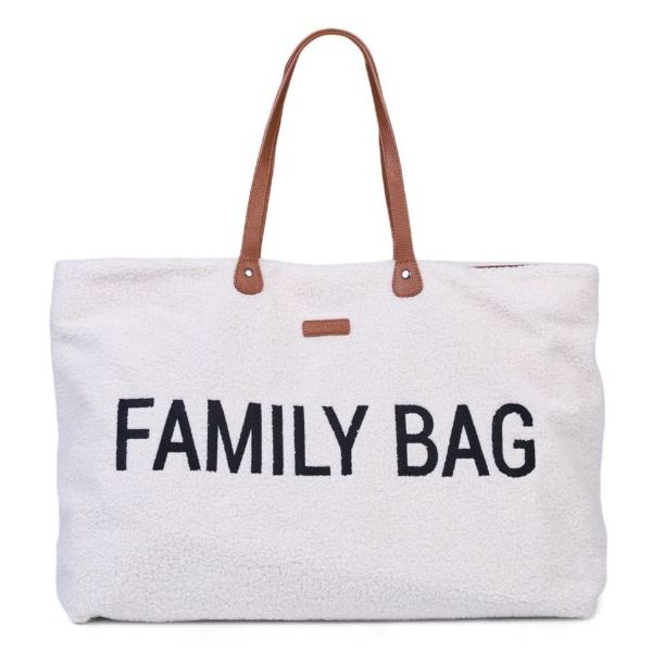 Sac à langer Family Bag - Teddy Ecru