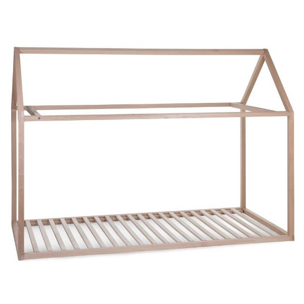 Lit Cabane 90 x 200 cm - Naturel