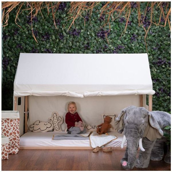 Lit Cabane 90 x 200 cm - Naturel