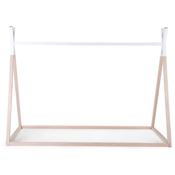 Lit Tipi 90 x 200 cm - Naturel / Blanc