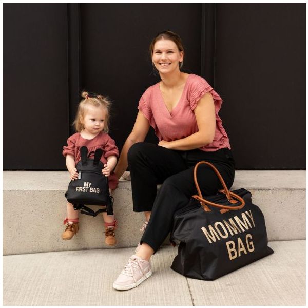 Sac à langer Mommy Bag - Noir / Or