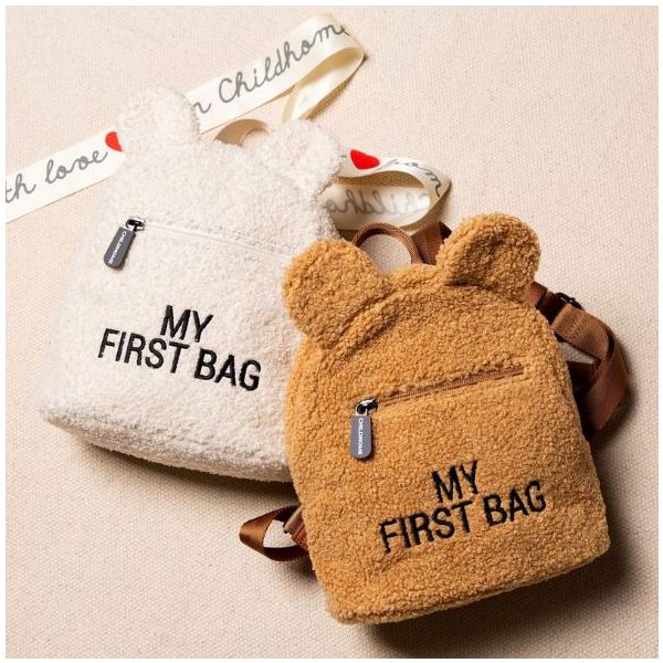 Sac à dos enfant My First Bag - Teddy Ecru