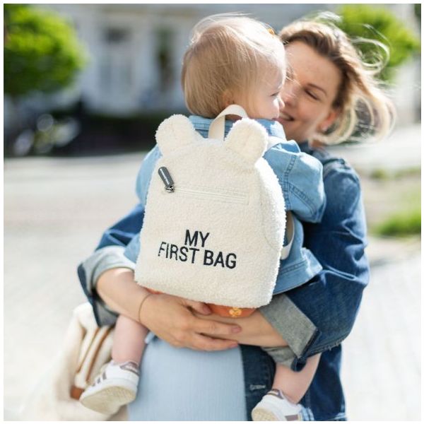 Sac à dos enfant My First Bag - Teddy Ecru