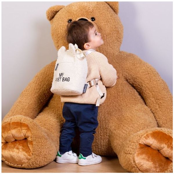 Sac à dos enfant My First Bag - Teddy Ecru
