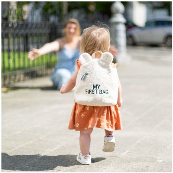 Sac à dos enfant My First Bag - Teddy Ecru