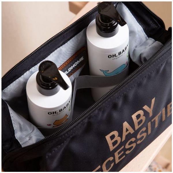Trousse de toilette Baby Necessities - Noir / Or