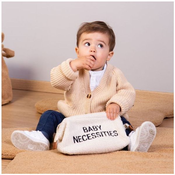 Trousse de toilette Baby Necessities - Teddy Ecru
