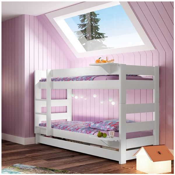 Separable bunk bed Dominique 90 x 190 cm - H149cm