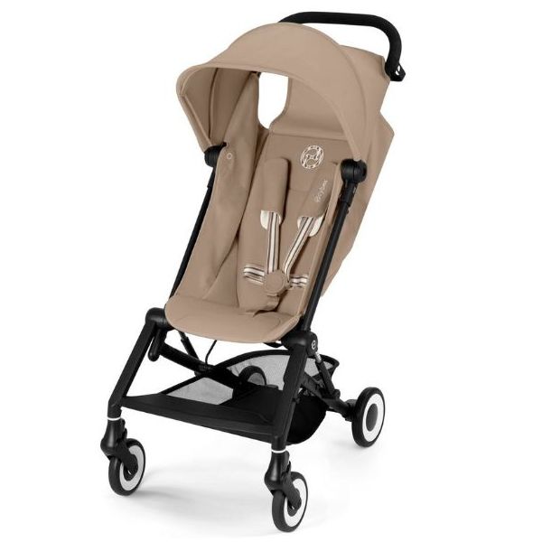 Agis Compact Seat Stroller - Black / Almond Beige