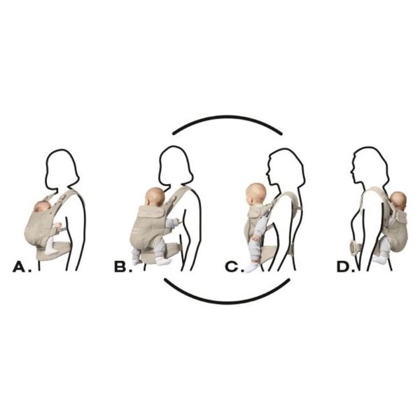 Porte-bébé Amya - Beige Amande