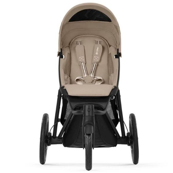 Avi Spin Stroller - Black / Almond Beige