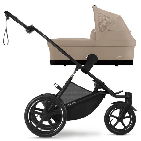 Avi Spin Stroller - Black / Almond Beige