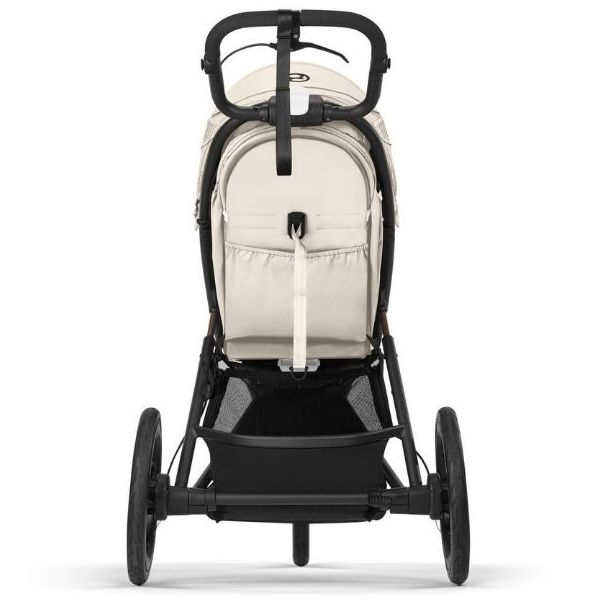 Poussette 2e âge Avi Spin - Noir / Beige Coquillage