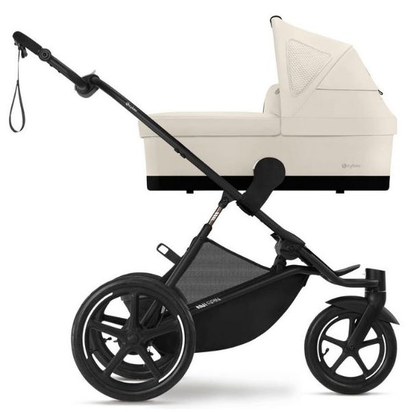 Poussette 2e âge Avi Spin - Noir / Beige Coquillage