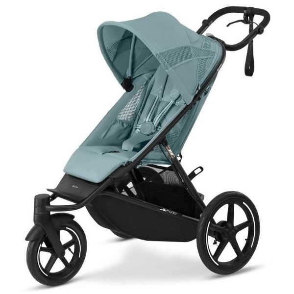 Avi Spin Stroller - Black / Stormy Blue