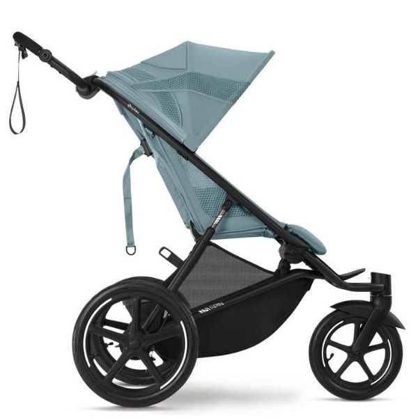 Avi Spin Stroller - Black / Stormy Blue