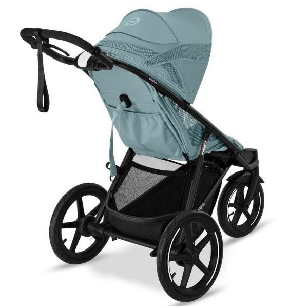 Avi Spin Stroller - Black / Stormy Blue