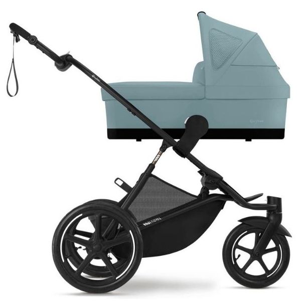 Avi Spin Stroller - Black / Stormy Blue