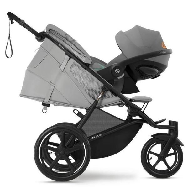 Avi Spin Stroller - Black / Fog Grey